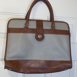 Vintage Bruno Lorelli Brown And Ivory Women Bag